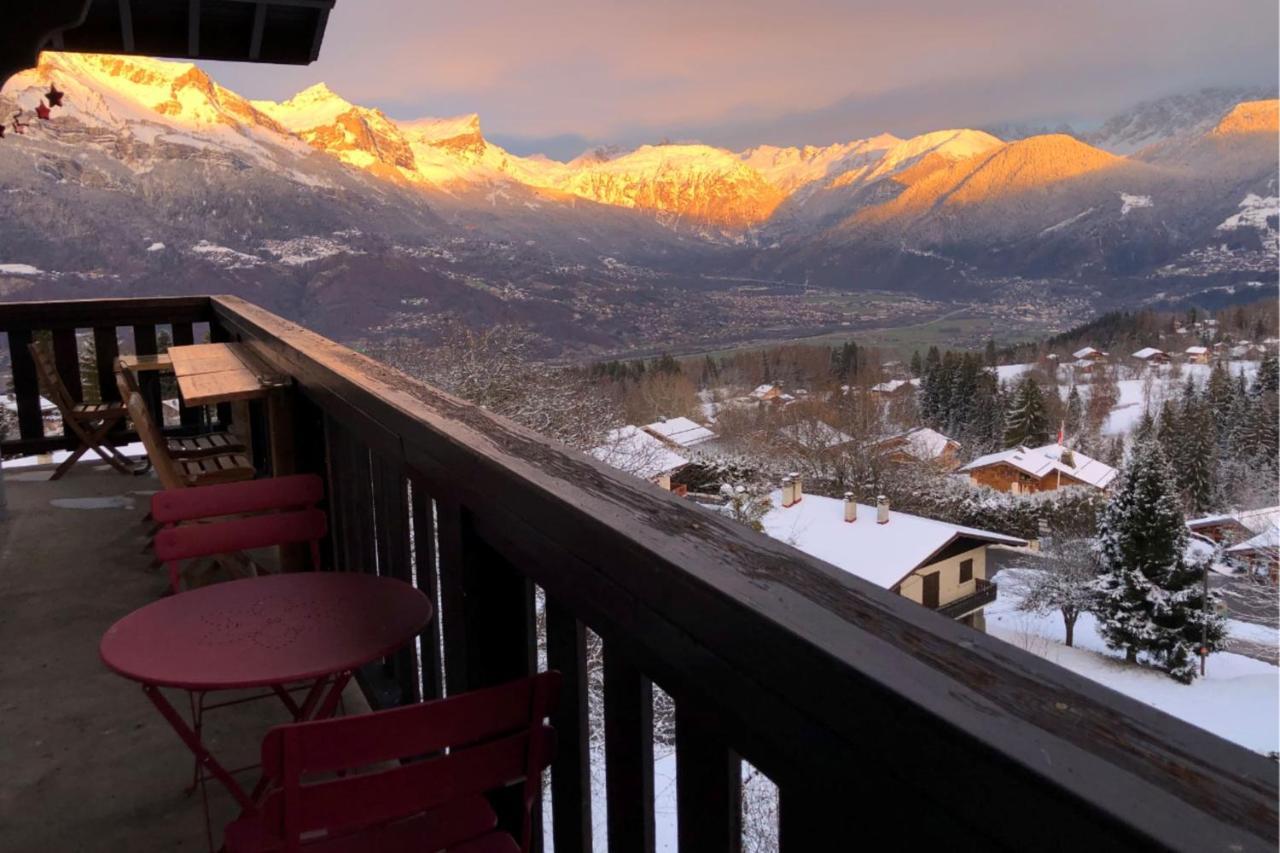 Appartement Large Apt 80M Superb View Mont-Blanc 6P à Combloux Extérieur photo